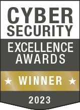 Award logo: Cybersecurity Excellence Awards